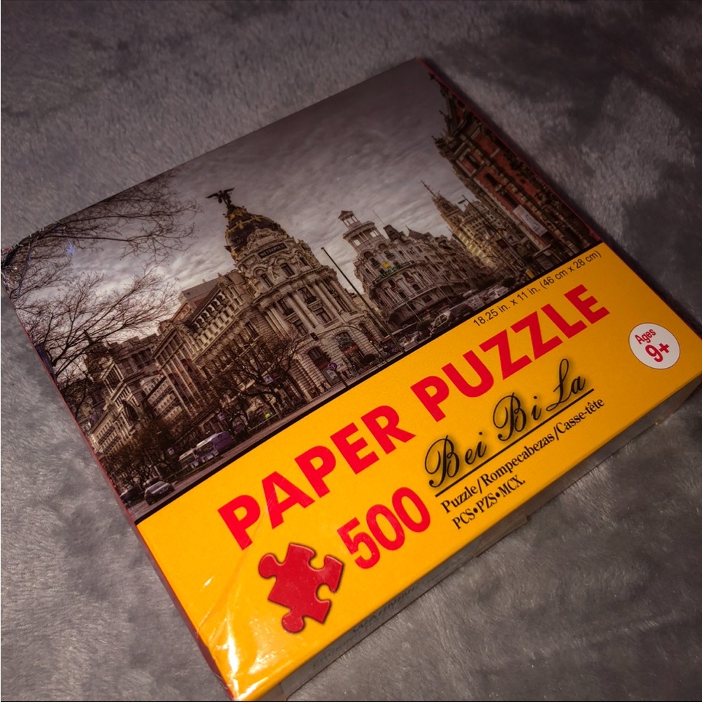 Bei Ba La 500 Piece Paper Puzzle/ Spain Madrid panorama view